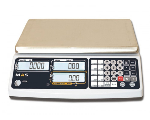 Весы MAS MR1-6 электронные торговые без стойки до 6 кг