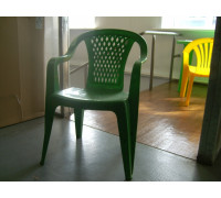 Кресло пластиковое Селена зеленое